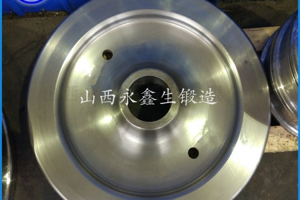 45钢轨道轮锻件