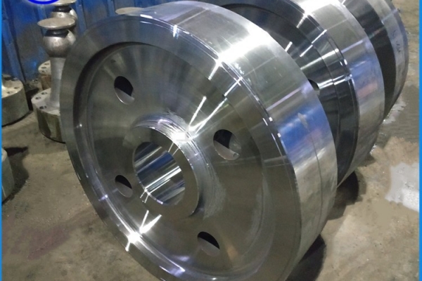 45钢冶金起重机车轮锻件
