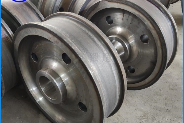 40Cr堆取料机车轮锻件